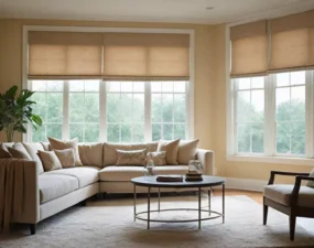 Zasady aranżacji okien z roletami rzymskimi — harmonia i proporcje