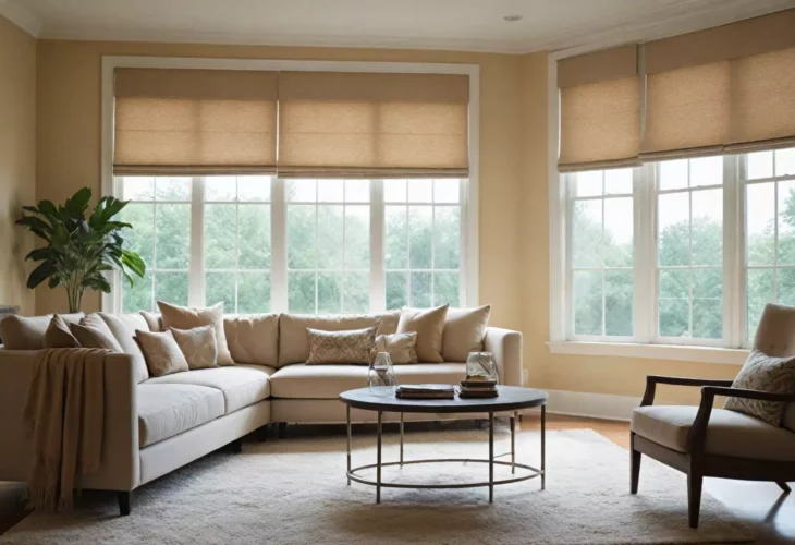 Zasady aranżacji okien z roletami rzymskimi — harmonia i proporcje