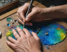 Techniki zdobnicze: emalia, filigran, grawerowanie