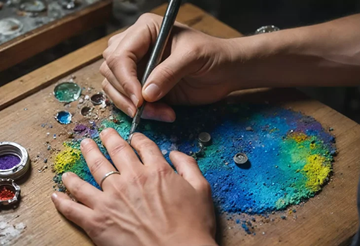 Techniki zdobnicze: emalia, filigran, grawerowanie